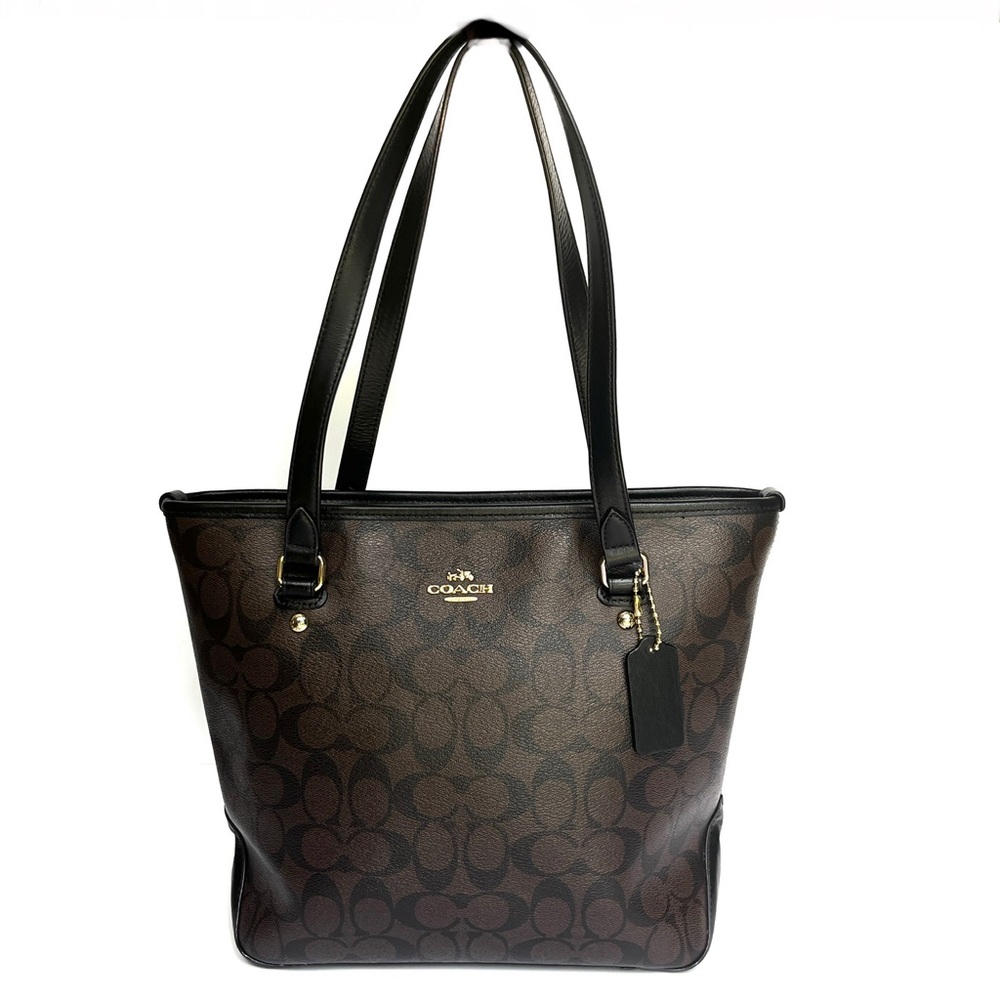 Coach Signature |  Zip Top | Tote Bag